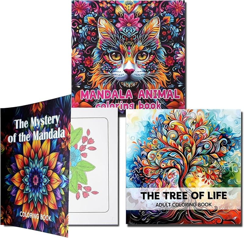 OSDUE — Lot de 3 livres de coloriage mandalas adulte