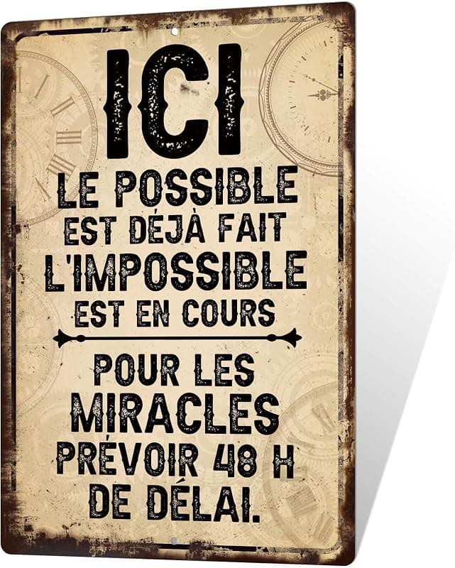 Putuo Decor — Plaque déco à message
