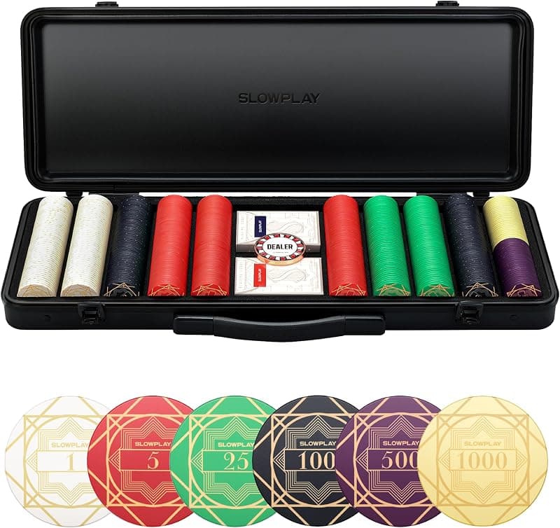 SLOWPLAY — Set Poker Nash céramique 500 pièces