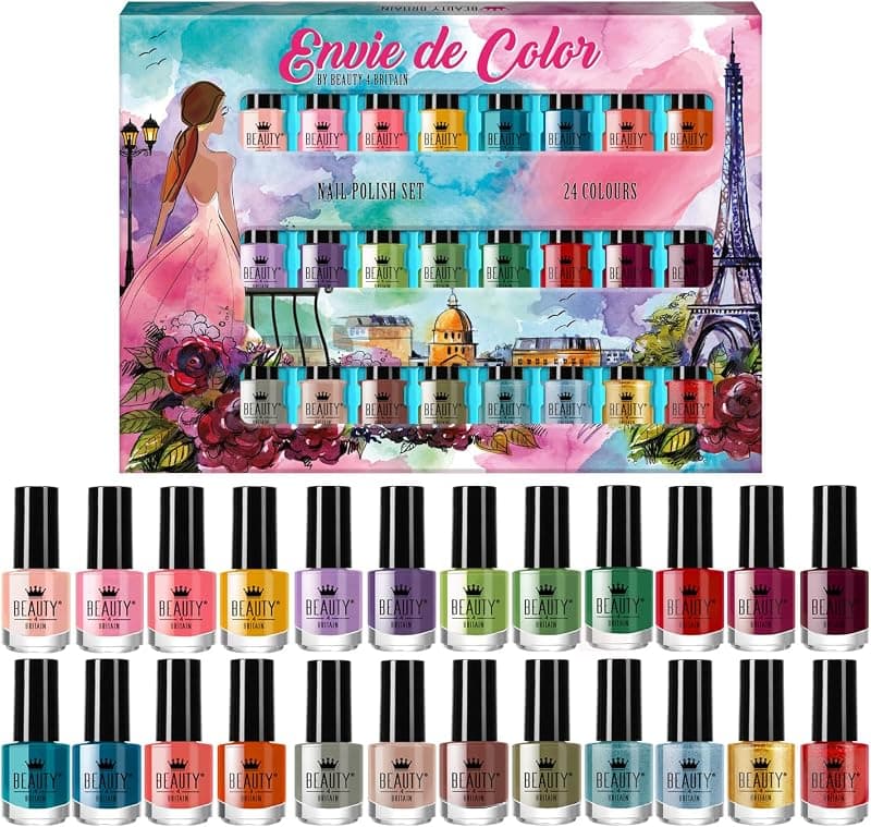 Envie De Color — Coffret 24 Vernis à Ongles Collection Paris-Londres