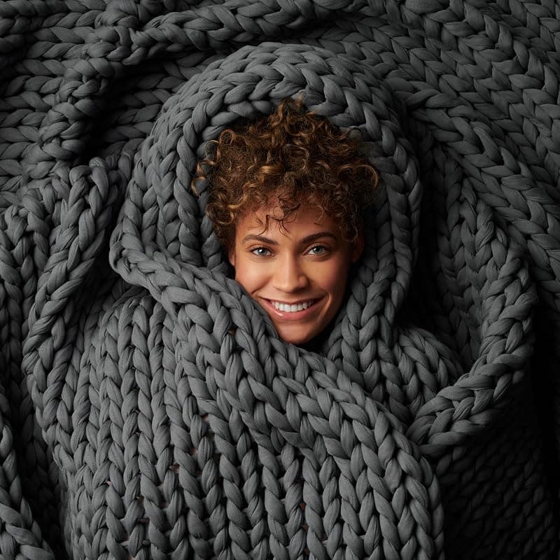 Bearaby — Couverture lestée en coton