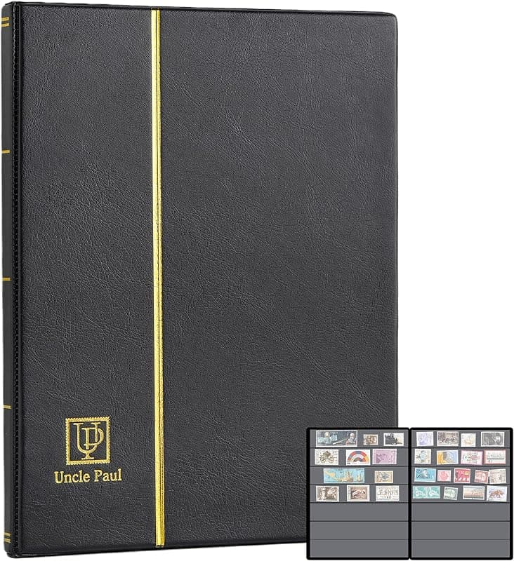 Album de Timbres 140 Pochettes — 10 Pages de Classeur