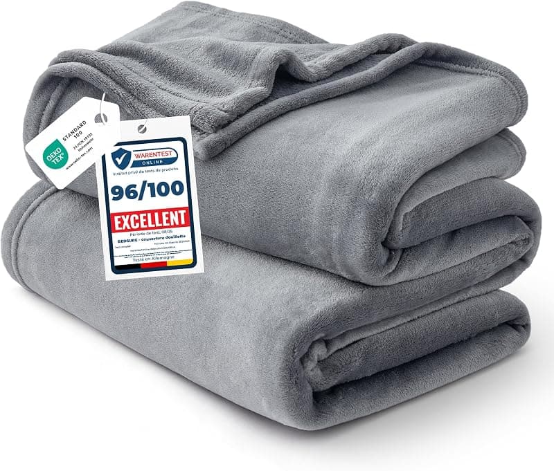 Bedsure — Plaid Polaire Flanelle XXL 220 x 240 cm