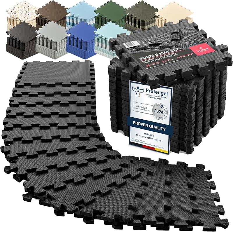 Dalles de sol en mousse EVA puzzle avec bordures